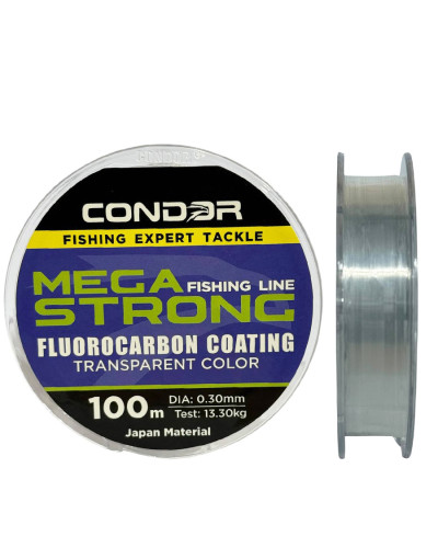 Волосінь Condor MegaStrong Fluorocarbon Coating 100m 0.30mm
