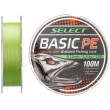 Шнур Select Basic PE 100m (салат.) 0.12mm 12LB/5.6kg