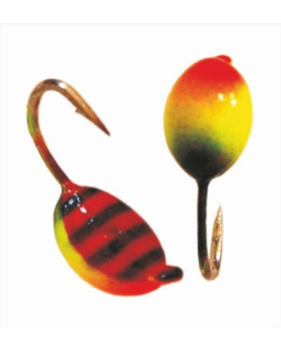 Мормышка вольфрам плавунец с ушком крашенный 0.50g col.94