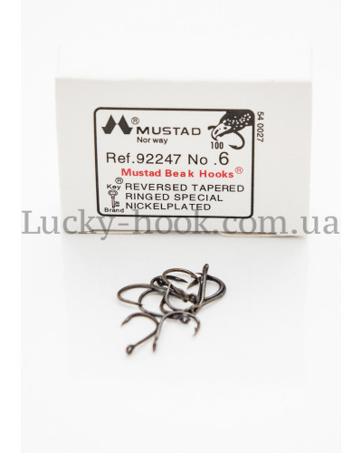Рибальські гачки MUSTAD (10000 шт./пач.) No 6