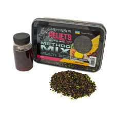 Пелетс Carptronik Method mix Multi Box, 400g (Ліквід Палтус-Ананас 100g)