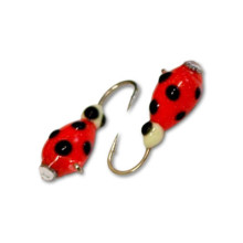 Мормишка вольфрам крапля з вушком (обмазка с каменем) 0.48g col.225