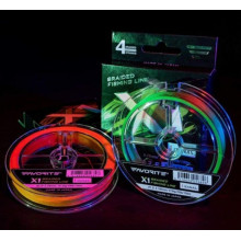 Шнур Favorite X1 PE 4x 150m (l.green) #0.5/0.117mm 9lb/4.1kg