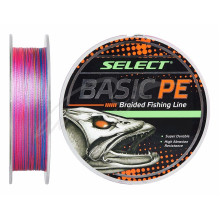 Шнур Select Basic PE 150m (разноцв.) 0.10mm 10lb/4.8kg