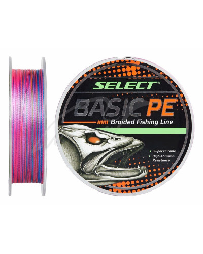 Шнур Select Basic PE 150m (разноцв.) 0.10mm 10lb/4.8kg