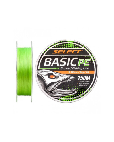 Шнур Select Basic PE 150m (салат.) 0.06mm 6lb/3kg