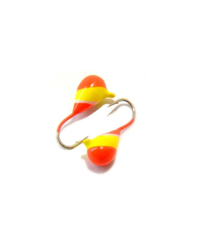 Мормишка вольфрам крапля з вушком фарбована 0.50g col.86