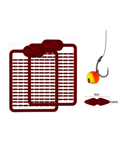 Стопор для насадок Micro Stops For Baits (Brown)