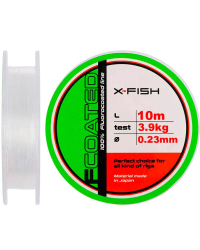 Флюорокарбон X-Fish FCoated 10m 0.23mm 3,9kg