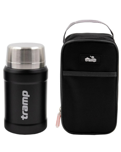 Пищевой термос Tramp TRC-132 с широким горлом 0.80 л ц:Black — фото 3