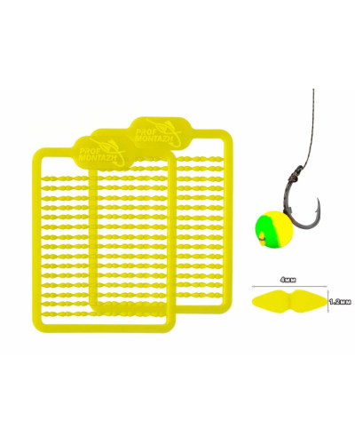 Стопор для насадок Micro Stops For Baits (Yellow)