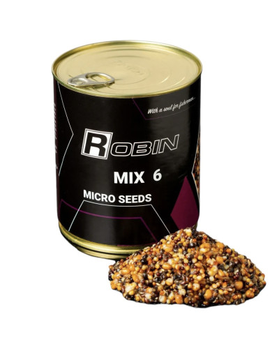 MIX-6 ROBIN 900 ml ж/б Мікро-зерно