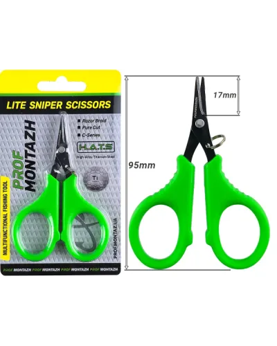 Ножницы ProfMontazh LiteSniper Titanium Scissors 9,5 см