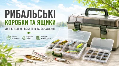 Рибальські коробки та ящики: що зберігати і який формат обрати