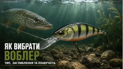 Як вибрати воблер: тип, заглиблення та плавучість