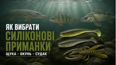 Як вибрати силіконові приманки для щуки, окуня та судака